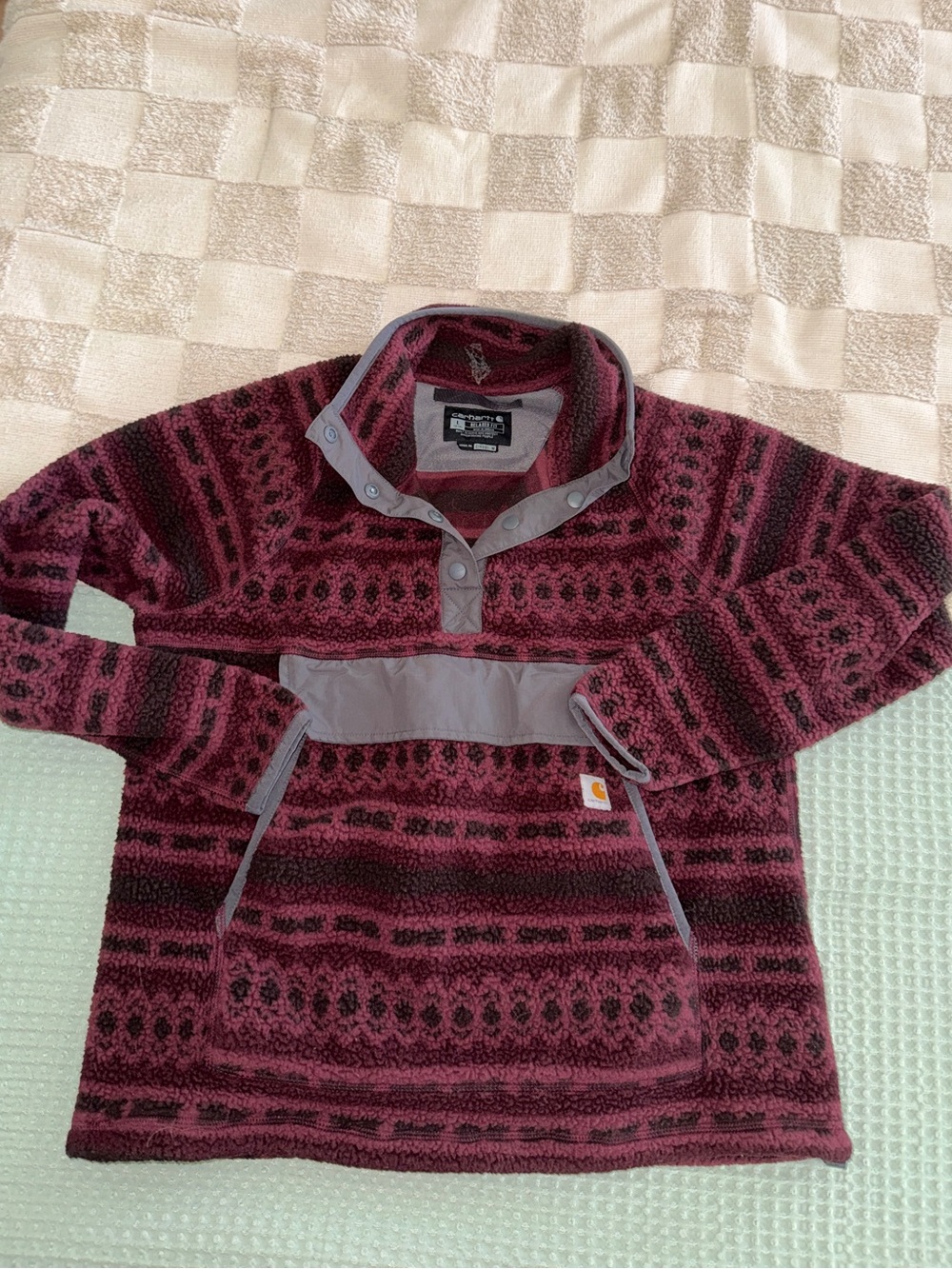 Carhartt Women's Relaxed Fit Fleece Pullover L (12-14)